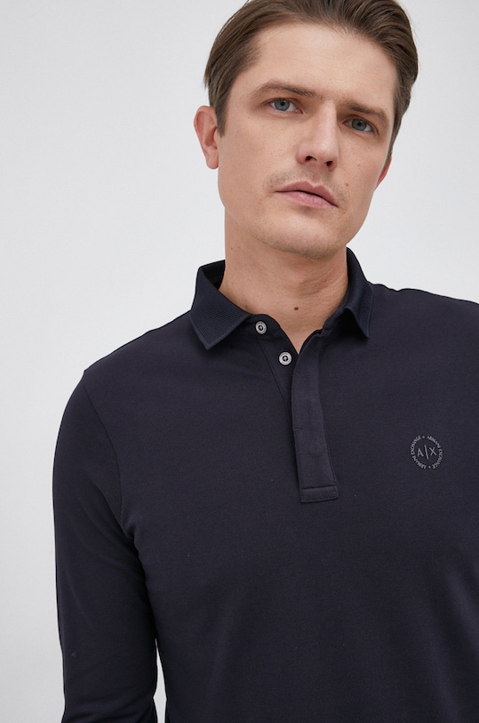 Armani Exchange Longsleeve granatowy 8NZF79.ZJ81Z.NOS