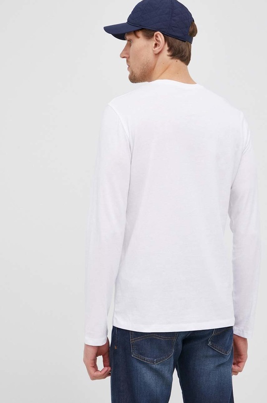 Oblečenie Tričko s dlhým rukávom Armani Exchange 8NZTCH.Z8H4Z.NOS biela