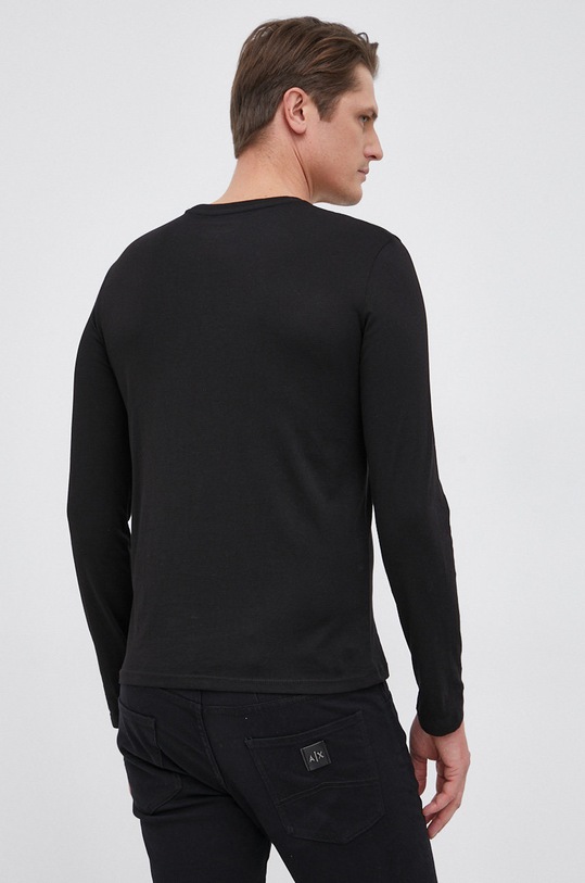 Îmbrăcăminte Armani Exchange longsleeve 8NZTCH.Z8H4Z.NOS negru
