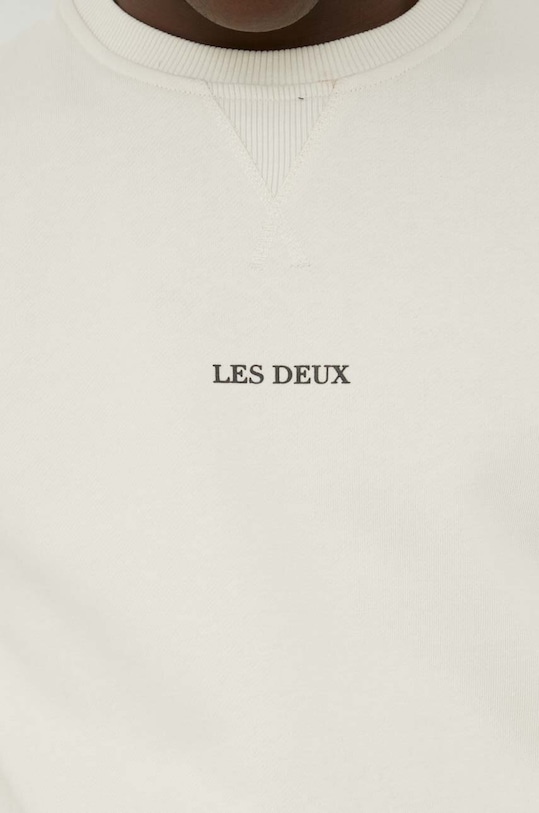 Les Deux bluza bawełniana LDM200046 beżowy
