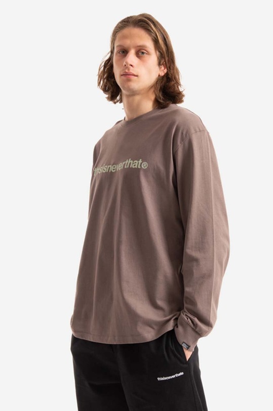 Bavlnené tričko s dlhým rukávom thisisneverthat T-Logo L/S Tee TN220TTSLT01