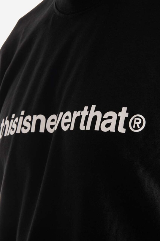 Pamučna majica dugih rukava thisisneverthat T-Logo L/S Tee crna TN220TTSLT01