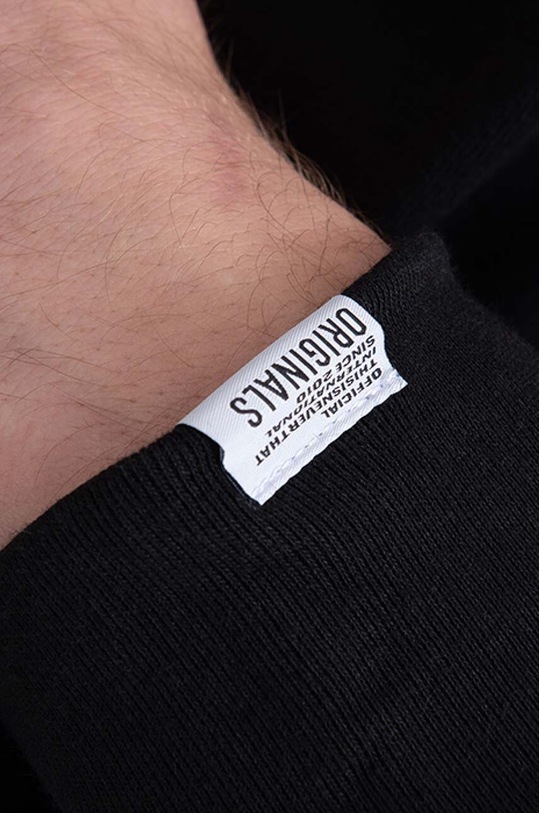 thisisneverthat cotton longsleeve top Stacked Cards L/S Tee TN213TTSLT04 black