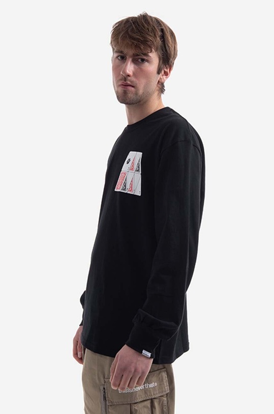 thisisneverthat cotton longsleeve top Stacked Cards L/S Tee TN213TTSLT04