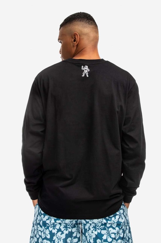 Odjeća Pamučna majica dugih rukava Billionaire Boys Club Small Arch Logo L/S Tee BC007 crna