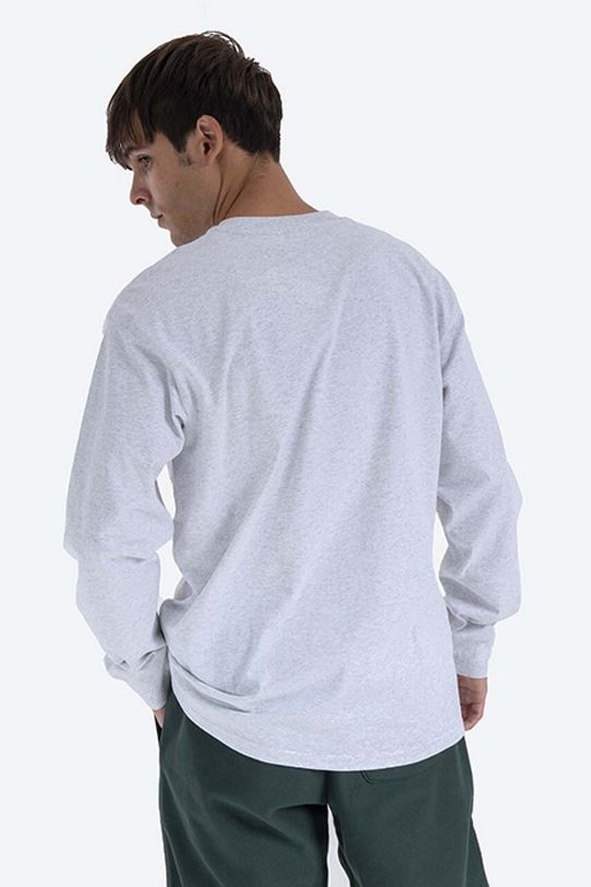 Памучна блуза с дълги ръкави Carhartt WIP Longsleeve American Script T-Shirt I029955.482XX