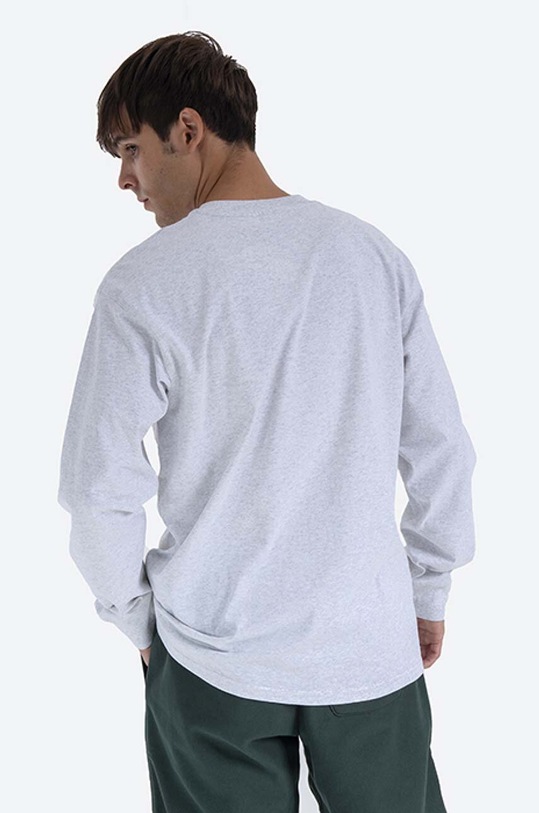 Bavlněné tričko s dlouhým rukávem Carhartt WIP Longsleeve American Script T-Shirt I029955.482XX