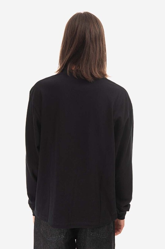 Odzież PLEASURES longsleeve Shatter Long P22F022 czarny