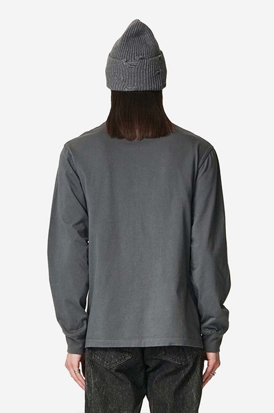 Han Kjøbenhavn top a maniche lunghe in cotone Casual Tee Long Sleeve M.132072 grigio AA00