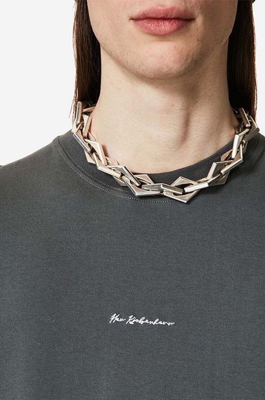 Abbigliamento Han Kjøbenhavn top a maniche lunghe in cotone Casual Tee Long Sleeve M.132072 grigio