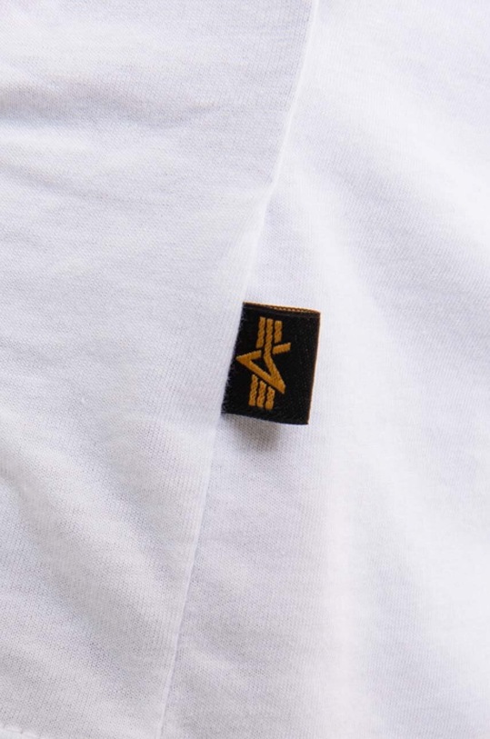 Alpha Industries cotton longsleeve top Basic 100510.09 white