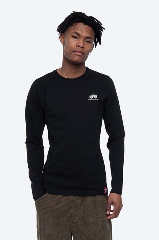 Alpha Industries longsleeve din bumbac