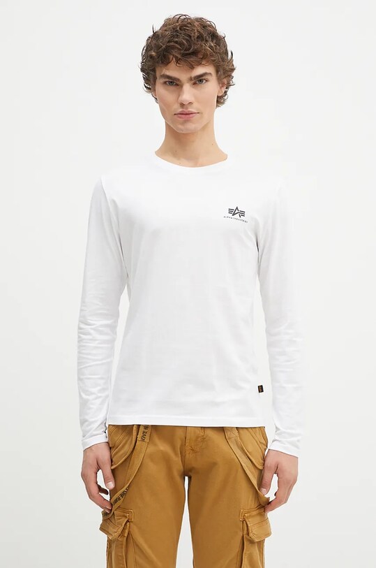 Alpha Industries cotton longsleeve top Basic