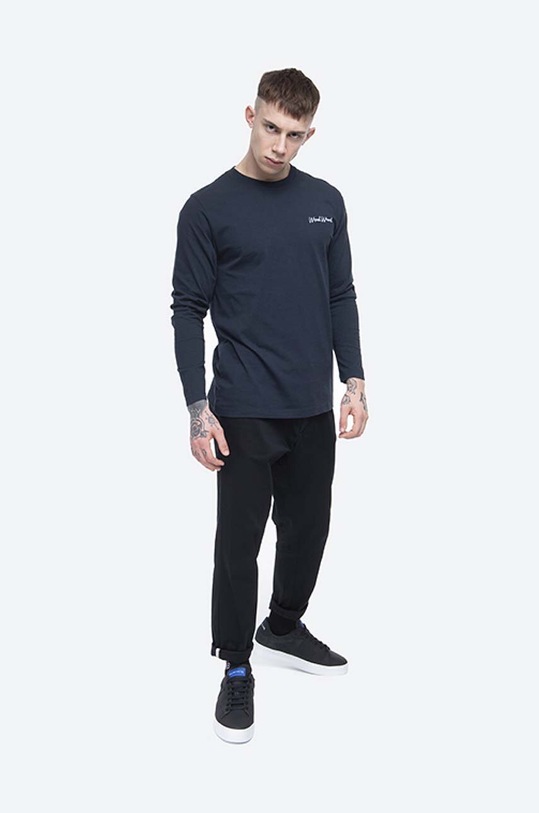 Wood Wood longsleeve bawełniany Peter Longsleeve 12045402.2491
