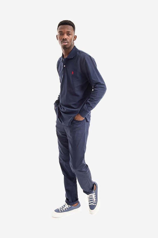 Polo Ralph Lauren longsleeve 781852701002 granatowy AA00