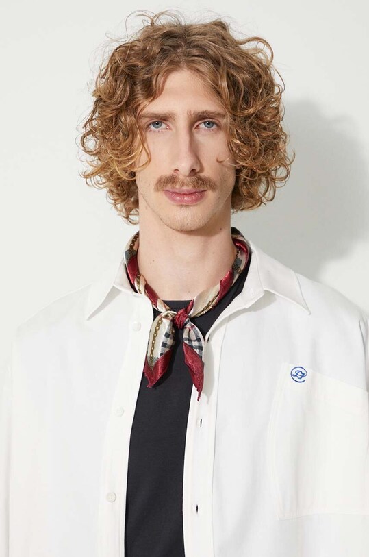 Ader Error cotton shirt BLAFWLS01WH white