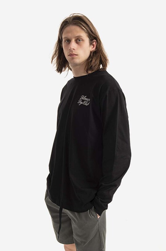 Billionaire Boys Club cotton longsleeve top Astronaut L\S cotton black B22229