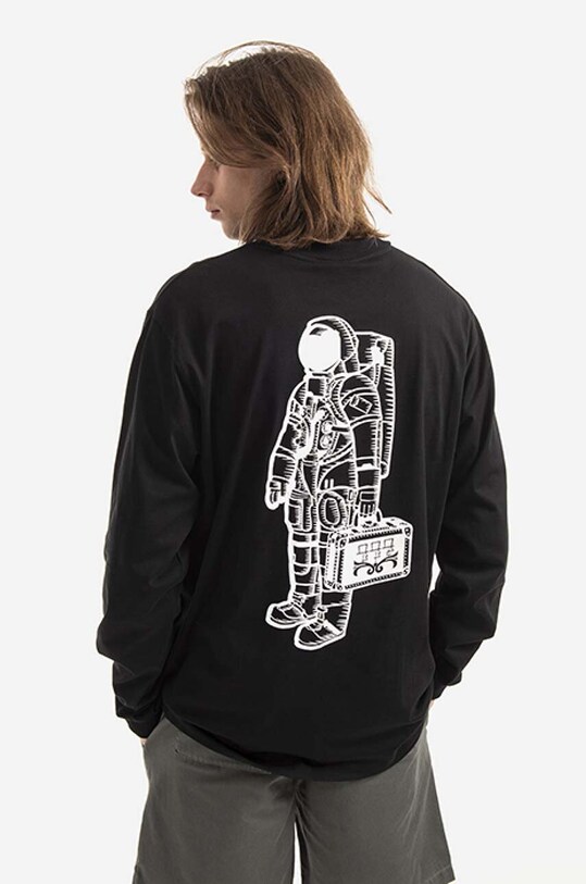 Clothing Billionaire Boys Club cotton longsleeve top Astronaut L\S B22229 black
