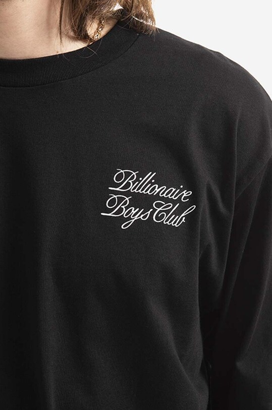 Billionaire Boys Club cotton longsleeve top Astronaut L\S black B22229