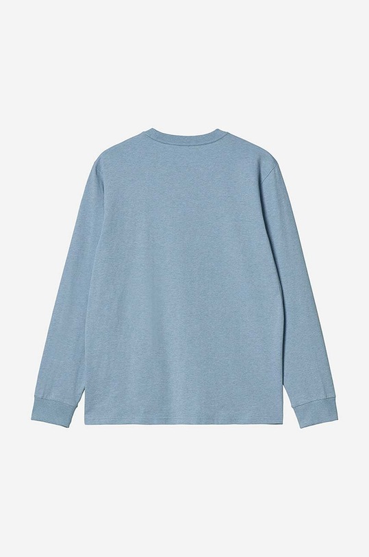 Carhartt WIP cotton longsleeve top blue I022094.FROSTED.BL