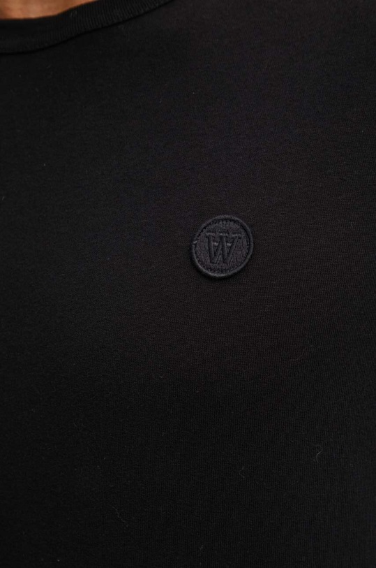 Wood Wood top a maniche lunghe in cotone Long Sleeve Wood Wood 10005402.2323 nero