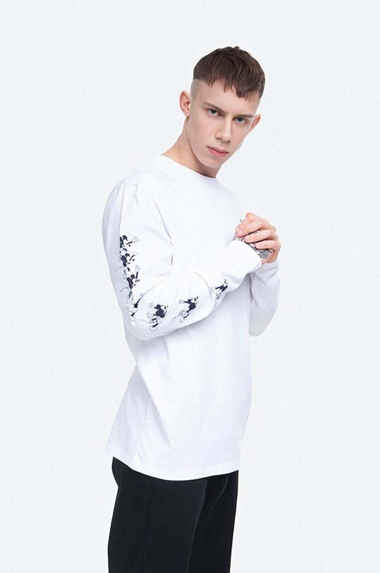 Wood Wood longsleeve bawełniany Peter 12025402.2334