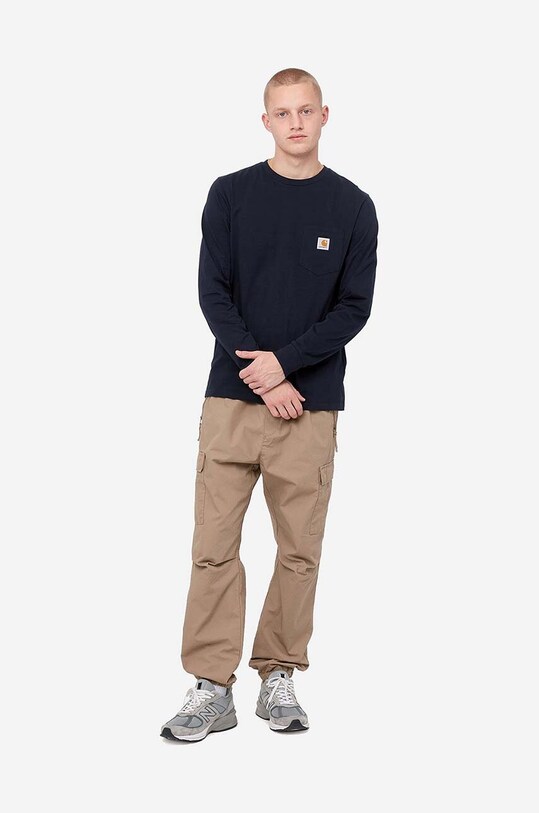 Carhartt WIP longsleeve din bumbac AMMONITE I030437