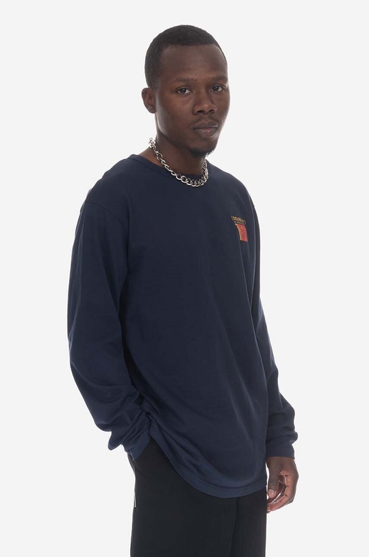 Abbigliamento Wood Wood top a maniche lunghe in cotone 10255400.2323 blu navy