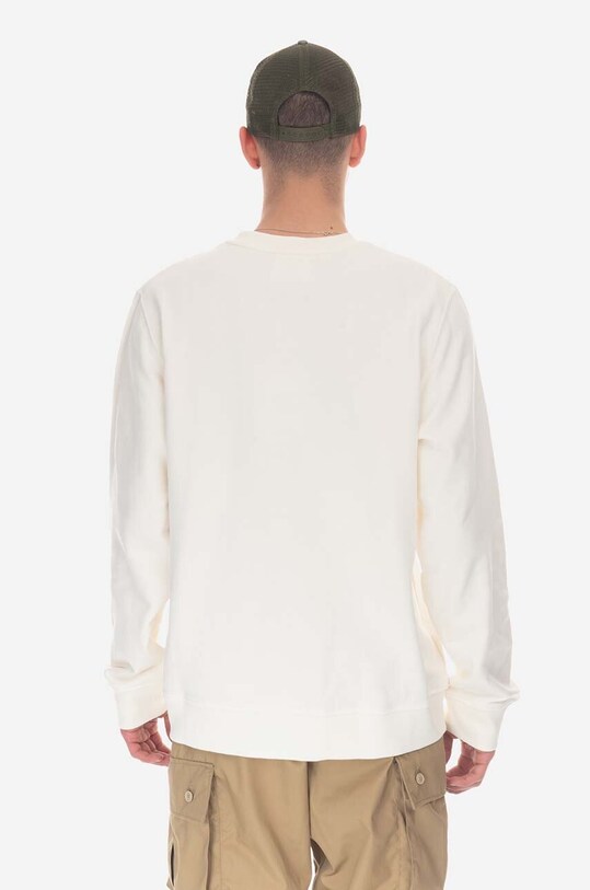 Bavlnená mikina Wood Tye Sweatshirt 10255604-2424 OFF WHITE 10255604.2424 béžová AA00