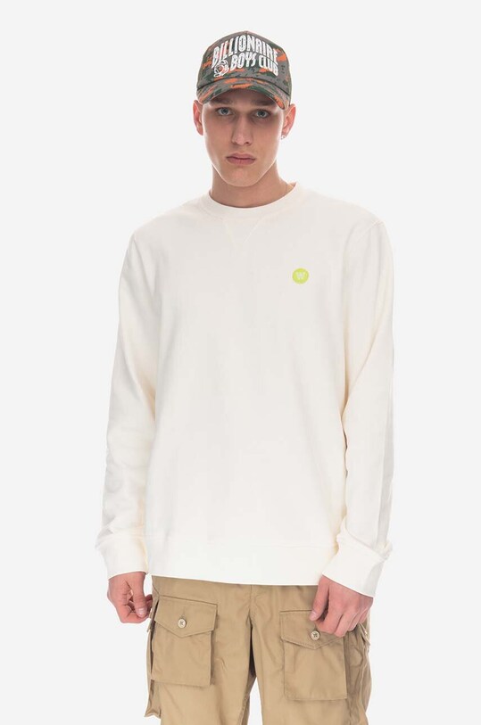 Oblečenie Bavlnená mikina Wood Tye Sweatshirt 10255604-2424 OFF WHITE 10255604.2424 béžová
