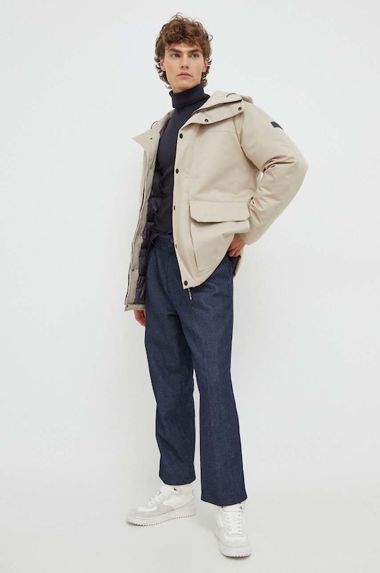 Βαμβακερή μπλούζα με μακριά μανίκια Marc O'Polo M29220252100 μαύρο AW25