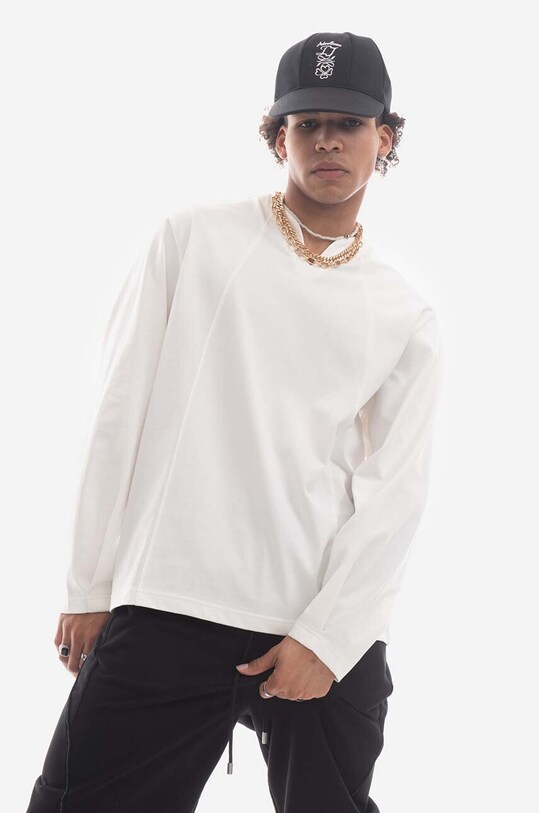 Ader Error longsleeve bawełniany BMADSSTS0201WH