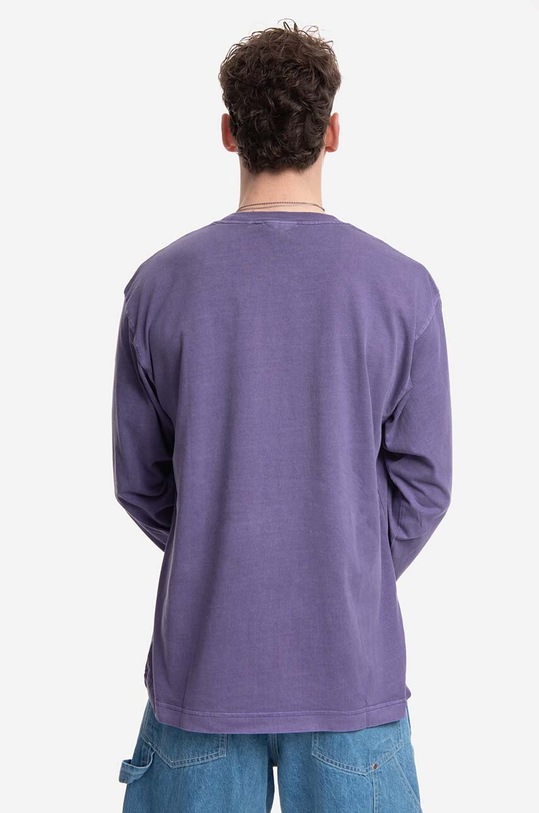 Clothing Carhartt WIP cotton longsleeve top Nelson I029948 violet