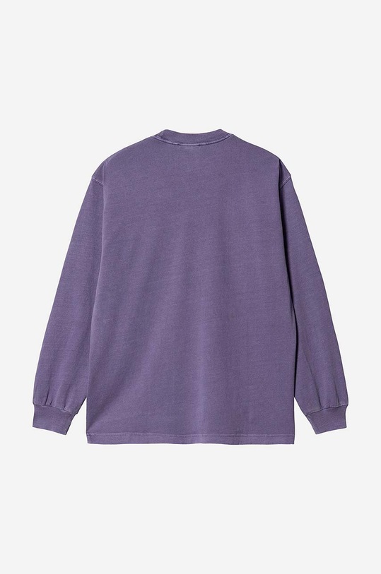 Carhartt WIP cotton longsleeve top Nelson I029948 violet