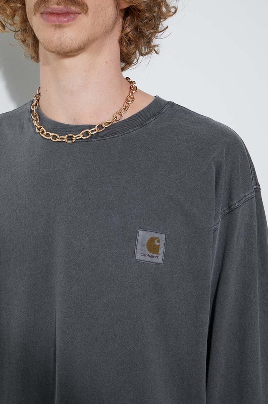 Памучна блуза с дълги ръкави Carhartt WIP Nelson I029948