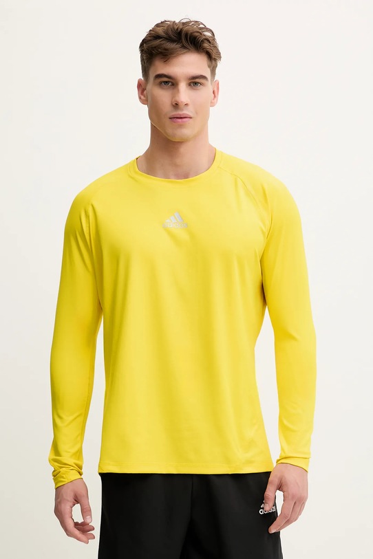 adidas longsleeve ASK SPRT LST M GI4581 z elastanem żółty GI4581
