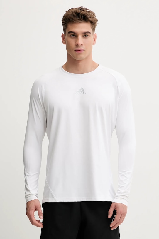 adidas longsleeve ASK SPRT z elastanem biały CW9487