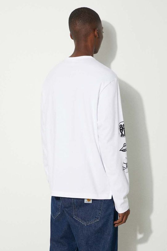 Дрехи Памучна блуза с дълги ръкави Reebok Classic Skateboard Longsleeve Tee HT8175 HT8175 бял