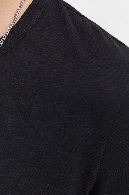 Samsoe Samsoe longsleeve bawełniany M00013400 czarny