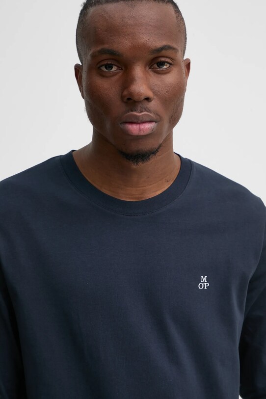 Marc O'Polo longsleeve din bumbac bleumarin B21201252210