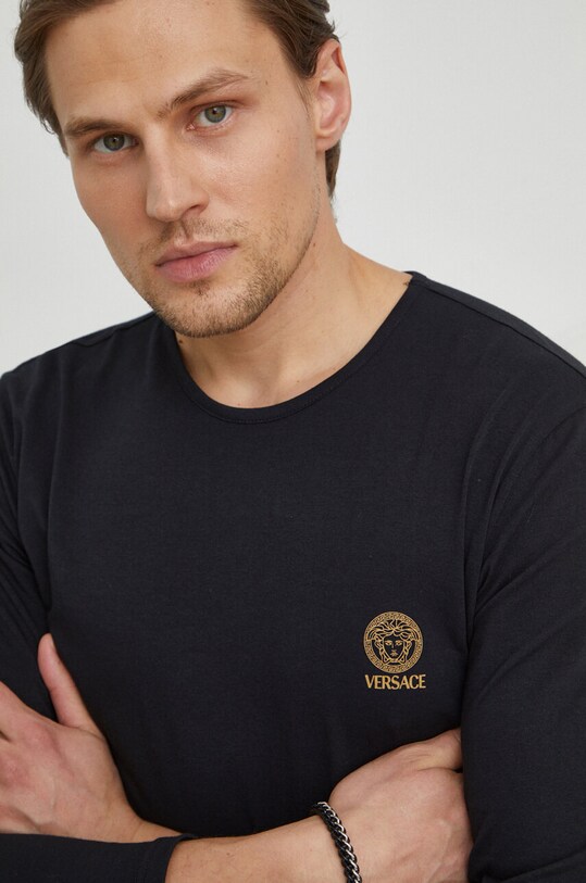 Лонгслив Versace чёрный AUU01007.1A10011