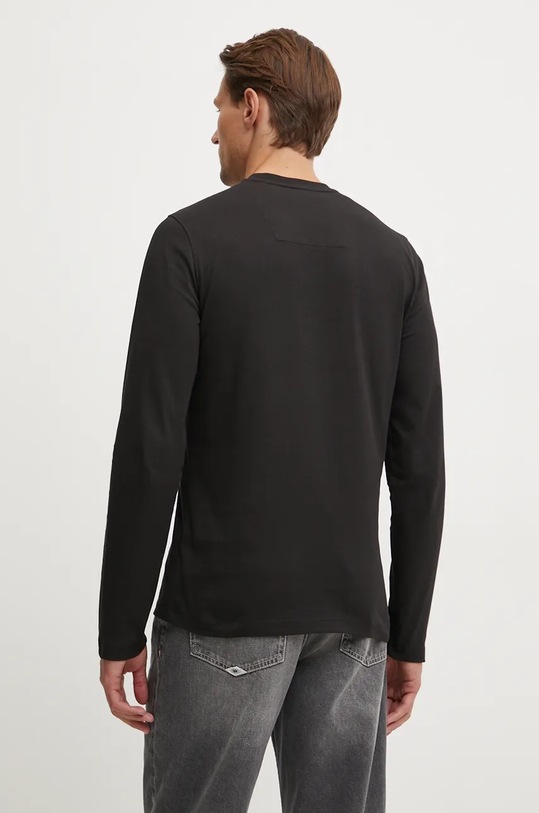 Abbigliamento Aeronautica Militare top a maniche lunghe in cotone TS2390J372 nero