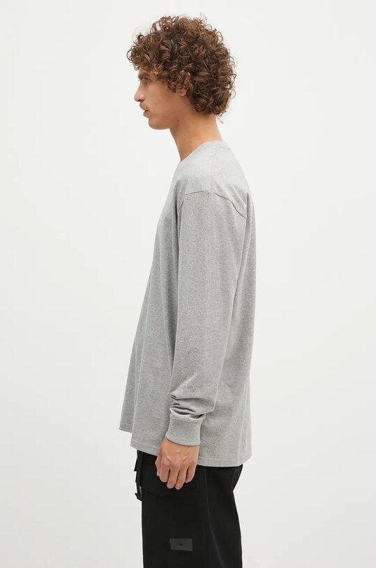 Bavlněné tričko s dlouhým rukávem 1017 ALYX 9SM Regular Fit Longsleeve Crewneck Tee AAMTS0483FA01 šedá AA00