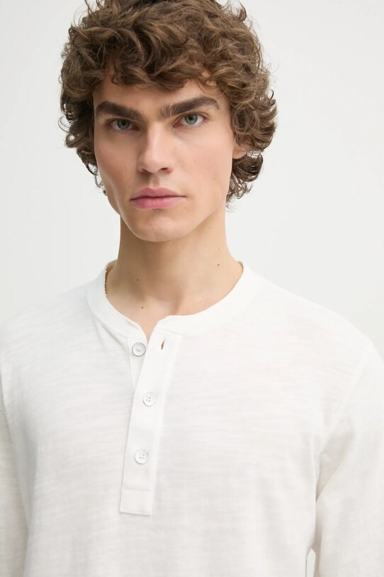 Rag & Bone longsleeve bawełniany biały M000T656G