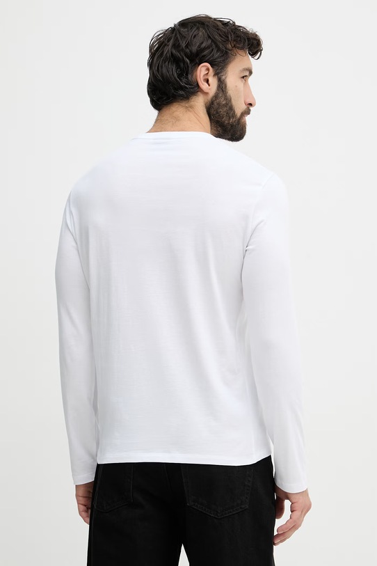 Odzież Armani Exchange longsleeve męski bawełniany XM002684.AF10356.NOS biały