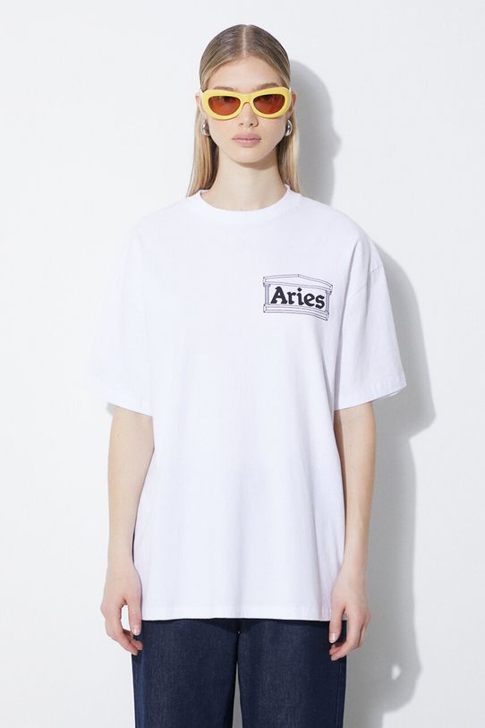 Aries top a maniche lunghe in cotone Temple LS Tee