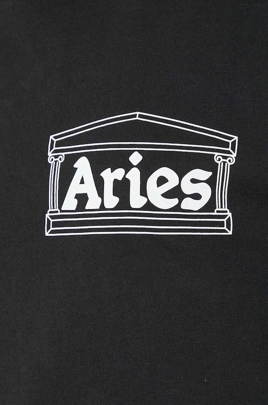 Памучна блуза с дълги ръкави Aries Temple LS Tee AR66600 BURGUNDY AR66600