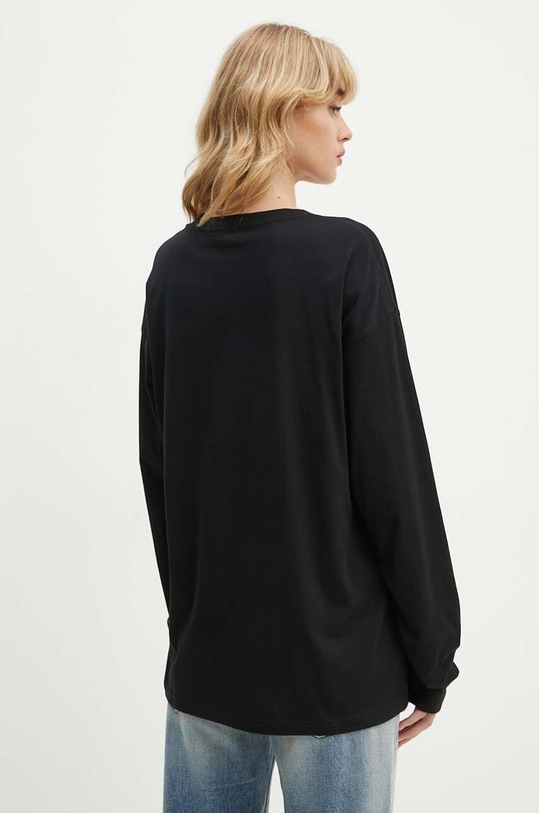 Хлопковый лонгслив Diesel T-BOXT-LS-D A14902.0GRAI чёрный