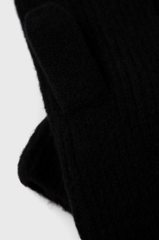 Vila Rękawiczki wełniane 14067387 czarny AA00