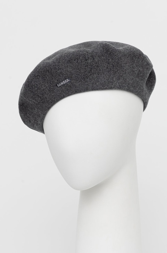 Kangol Beret wełna szary 3388BC.DF026